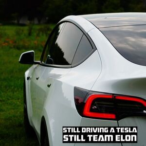⚡ Custom 8" Tesla Decal – Premium Vinyl Car Sticker ⚡